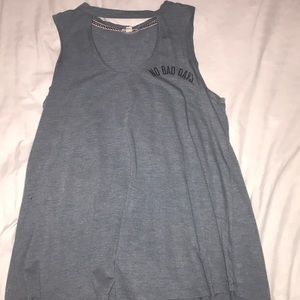 Gray choker tank top, never been worn